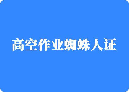 成人趴趴小视频高空作业蜘蛛人证